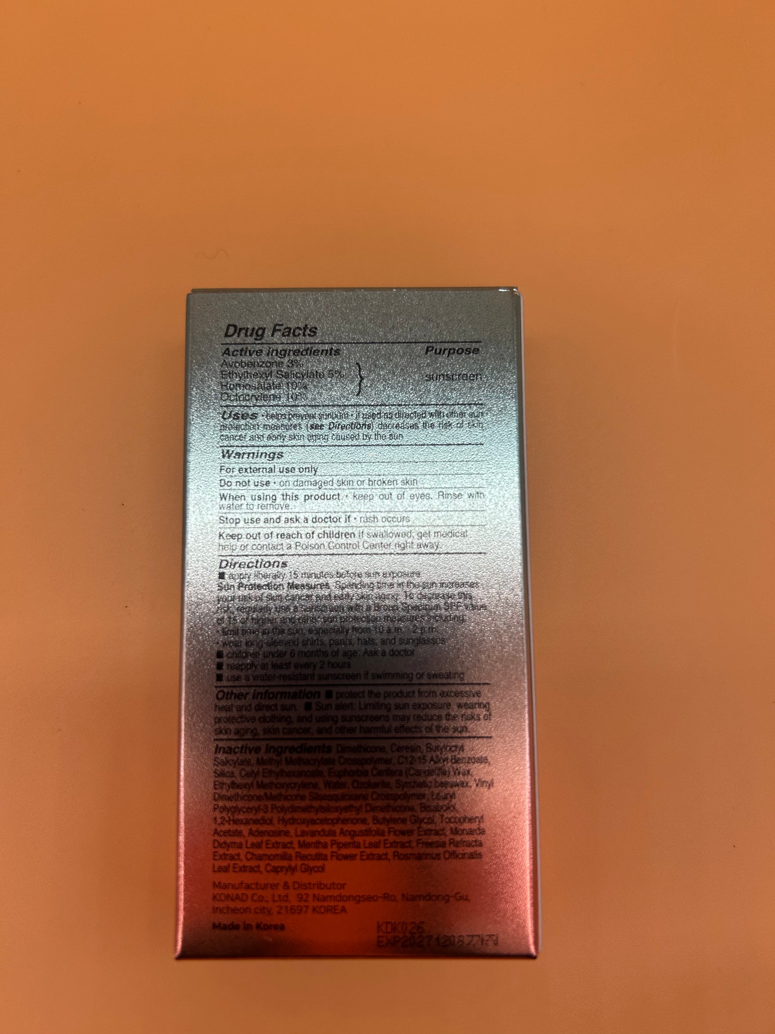 KONAD TIBENA Every Day Real Sun Stick SPF 52