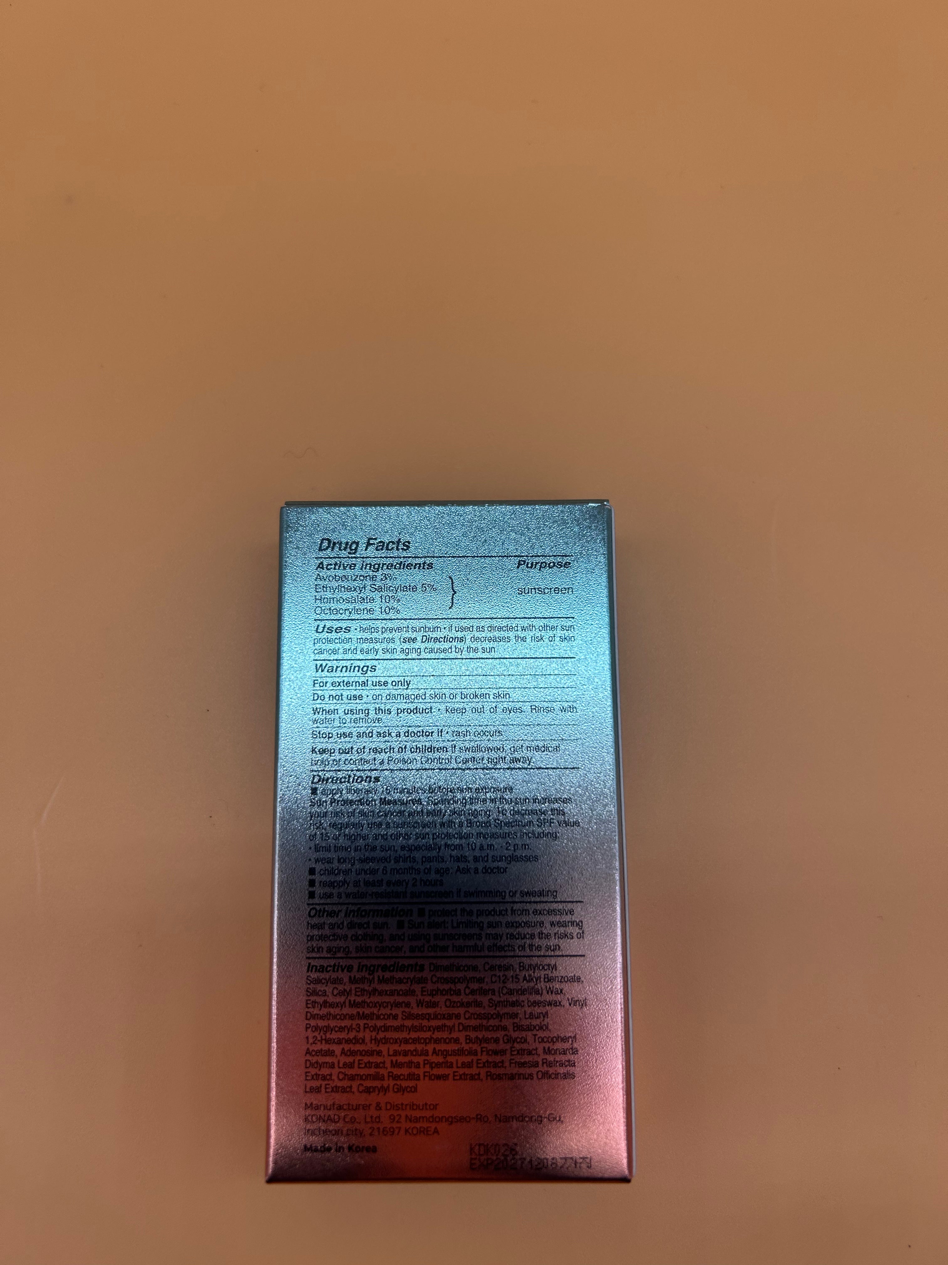 KONAD TIBENA Every Day Real Sun Stick SPF 52